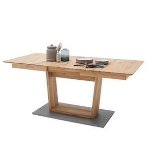 Table Dixiana Chêne sauvage - Largeur : 140 cm - Gris