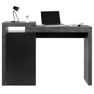 Schreibtisch Detroit Wabenplatte - Beton Dekor / Schwarz