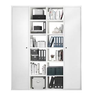 Armoire de bureau Emporio VIII Blanc brillant