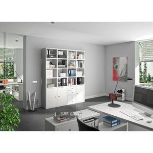 Dossierkast-combinatie Emporio VIII Hoogglans wit