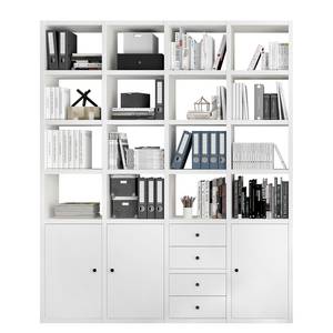 Étagère de bureau Emporio VIII Blanc brillant