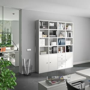 Dossierkast-combinatie Emporio VIII Hoogglans wit