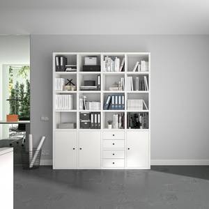 Étagère de bureau Emporio VIII Blanc brillant