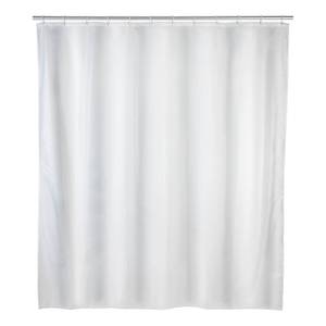Rideau de douche Uni II Polyester - Blanc