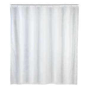 Rideau de douche Uni III Polyester - Blanc