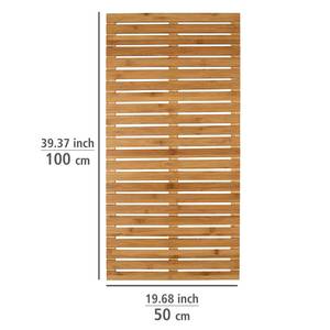 In-/ Outdoor Baderost Flesk Bambus, lackiert - Natur - 50 x 100 cm