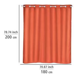 Tenda da doccia Comfort Flex Poliestere - Terracotta