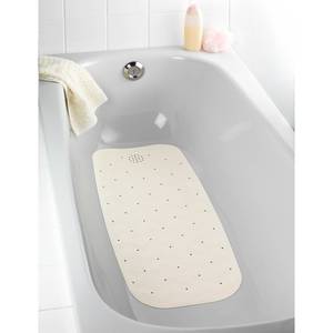 Tapis de baignoire antidérapant Nature Caoutchouc - Beige