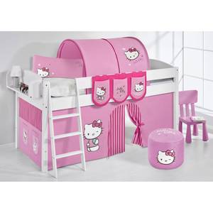 Lit mezzanine Ida Hello Kitty Rose - Avec échelle