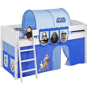 Hochbett Ida Star Wars Blau - Mit Leiter