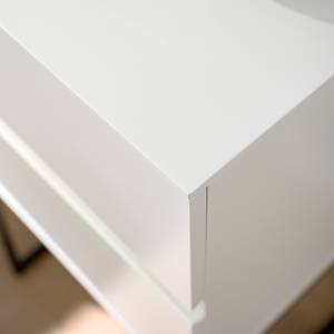 Table de chevet Zaddy 75 cm Blanc / Noir