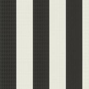 Papier peint Karl Lagerfeld Stripes I Intissé - Noir / Blanc