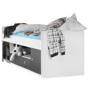 Funktionsbett Rocco II Weiß - Holzwerkstoff - 204 x 74 x 95 cm