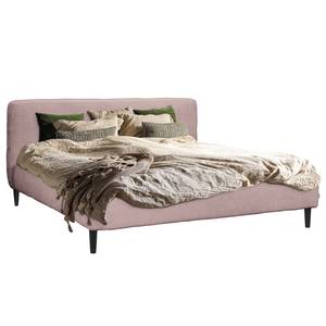 Gestoffeerd bed Steve Platweefsel Meave: Mauve - 160 x 200cm