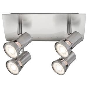 Plafondlamp Teja VIII aluminium - 4 lichtbronnen