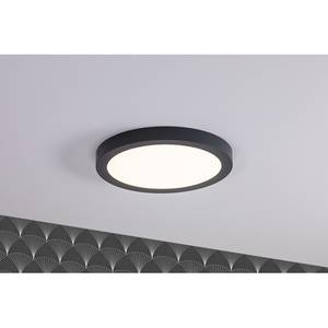 LED-Deckenleuchte Abia Polycarbonat / Metall - 1-flammig - Dunkelgrau