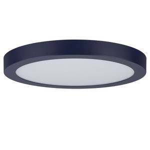 LED-plafondlamp Abia polycarbonaat/metaal - 1 lichtbron - Blauw