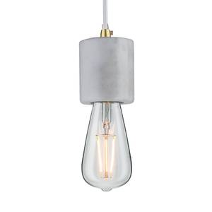 Hanglamp Nordin marmer - 1 lichtbron - Wit