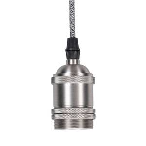 Hanglamp Eldar IV aluminium/textielmix - 1 lichtbron