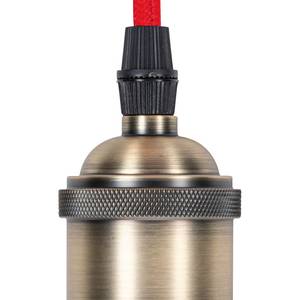 Hanglamp Eldar II aluminium/textielmix - 1 lichtbron