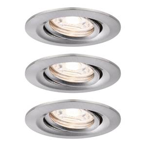 LED-inbouwlamp Nova III (set van 3) aluminium - 3 lichtbronnen