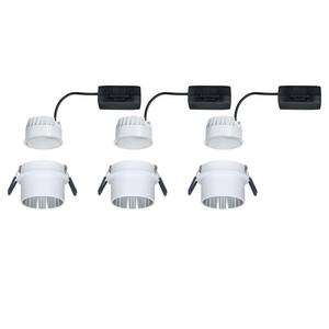 LED-inbouwlamp Gil IV (set van 3) aluminium - 3 lichtbronnen