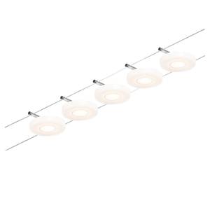 LED-plafondlamp Corduo II polycarbonaat/aluminium - 5 lichtbronnen
