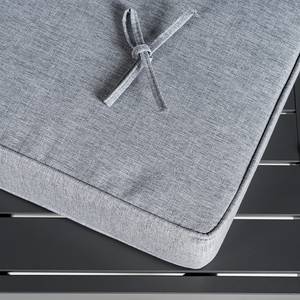 Relaxer-Loungeset Dalbyn 3-teilig Grau - Metall - Textil