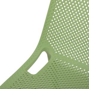 Chaises empilables Vacaria - Lot de 2 Polyéthylène - Vert