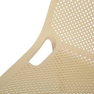 Chaises empilables Vacaria - Lot de 2 Polyéthylène - Beige