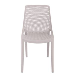 Chaises empilables Vacaria - Lot de 2 Polyéthylène - Gris