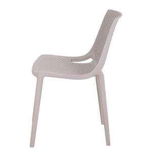 Chaises empilables Vacaria - Lot de 2 Polyéthylène - Gris