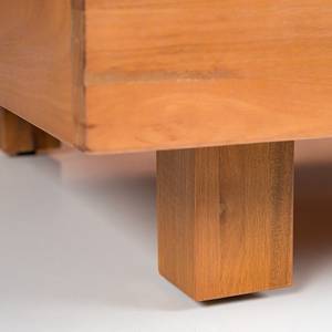 XXL Loungegruppe Laven aus Eukalyptus Braun - Grau - Metall - Metall - Massivholz - Textil - 256 x 60 x 256 cm