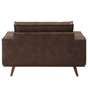 Fauteuil Jurga textielmix - Microvezel Yaka: Bruin