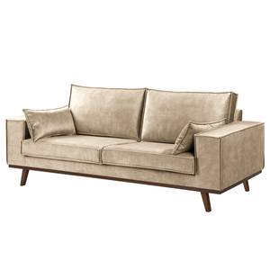 Sofa Jurga (2-Sitzer) Samt - Samt Tomi: Creme