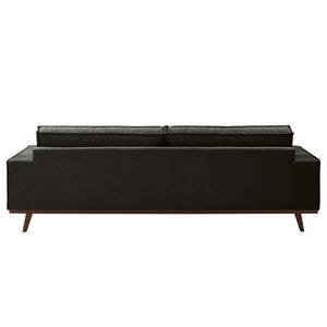 Sofa Jurga (3-Sitzer) Webstoff - Webstoff Sioma: Schwarz