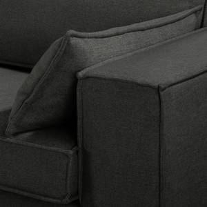 Sofa Jurga (2-Sitzer) Webstoff - Webstoff Sioma: Dunklgrau