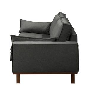 Sofa Jurga (3-Sitzer) Webstoff - Webstoff Sioma: Dunklgrau