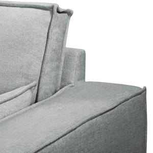Sofa Jurga (3-Sitzer) Webstoff - Webstoff Sioma: Hellgrau