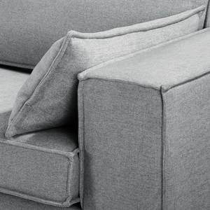 Sofa Jurga (3-Sitzer) Webstoff - Webstoff Sioma: Hellgrau