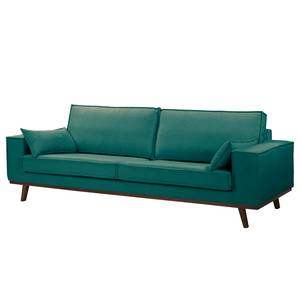 Sofa Jurga (3-Sitzer) Webstoff - Webstoff Sioma: Grün-Braun