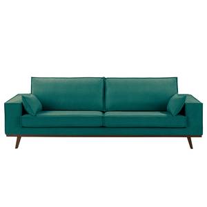 Sofa Jurga (3-Sitzer) Webstoff - Webstoff Sioma: Grün-Braun