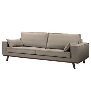 Sofa Jurga (3-Sitzer) Webstoff - Webstoff Sioma: Braun