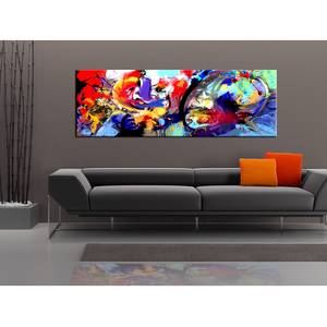 Quadro Colourful Immersion MDF / Tela - Multicolore - 135 x 45 cm