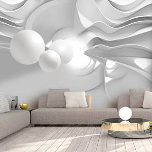 Fotobehang White Corridors premium vlies - grijs - 300 x 210 cm