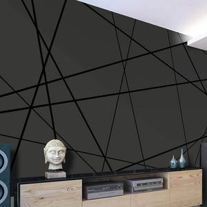 Fotobehang Dark Intersection premium vlies - zwart - 350 x 245 cm