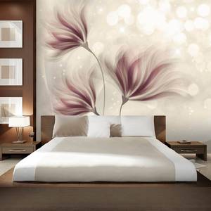 Fotomurale Luminous Morning Tessuto non tessuto premium - Beige / Rosa - 400 x 280 cm