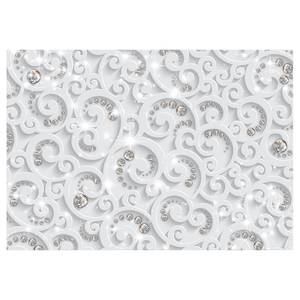 Papier peint Abstract Glamor Papier peint en intissé premium - Blanc - 150 x 105 cm