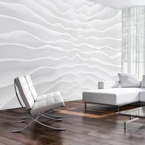 Fotomurale Origami Wall Tessuto non tessuto - Bianco - 400 x 280 cm