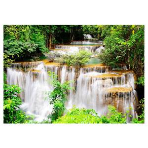 Papier peint Thai Wasserfall Papier peint en intissé premium - Multicolore - 300 x 210 cm